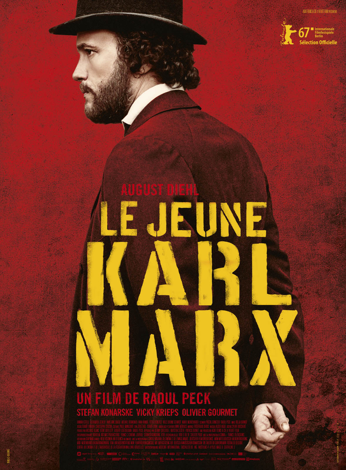 Le jeune Karl Marx - Affiche